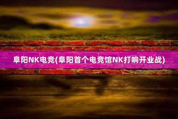 阜阳NK电竞(阜阳首个电竞馆NK打响开业战)