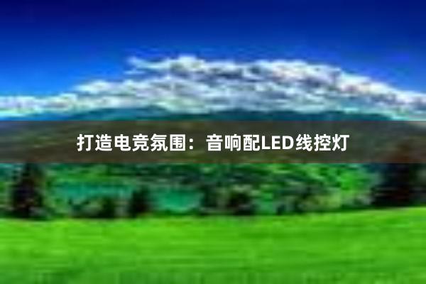 打造电竞氛围：音响配LED线控灯